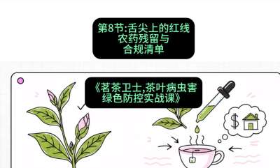 第08节：舌尖上的红线&mdash;&mdash;农药残留与合规清单，课程：《茗茶卫士&mdash;&mdash;茶叶病虫害绿色防控实战课》#识农AI