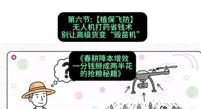 第六节：【植保飞防】无人机打药省钱术，别让高级货变&ldquo;毁苗机&rdquo;