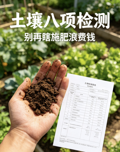 土壤八项检测｜一份报告搞定全年施肥方案
